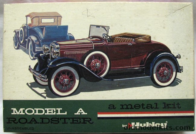 Hubley 1/20 Ford Model A Roadster, 4850-400 plastic model kit